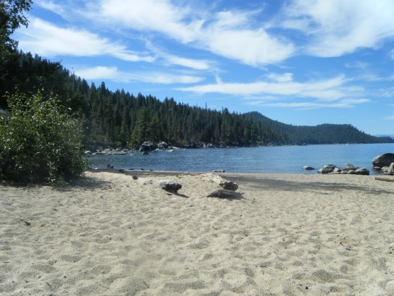 We went to Chimney Beach, and hiked down to it from the highway.