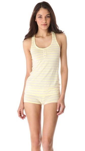 Splendid-Fruit Fusion Shirred Front Tank