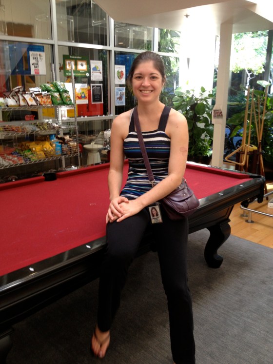 Natasha totally made my day by showing me around.