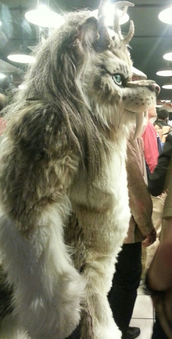 The sabertooth tiger in front of us