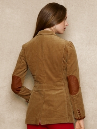 Leather Patch Courderoy Jackey- Ralph Lauren