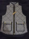 Gingham Print Vest Coat & Pant With Belt Coord Set