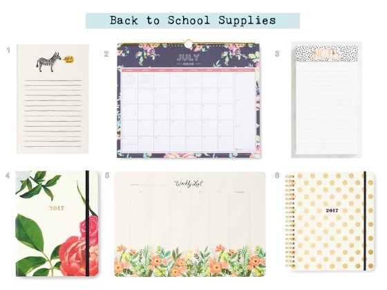 Back to School Supplies